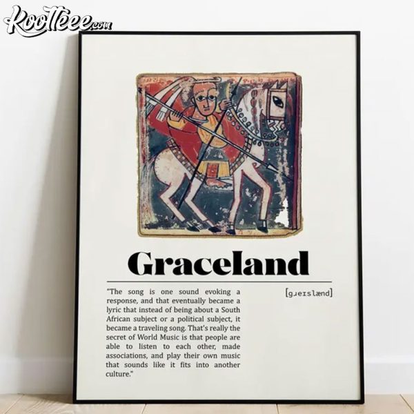 Paul Simon Graceland Music Poster