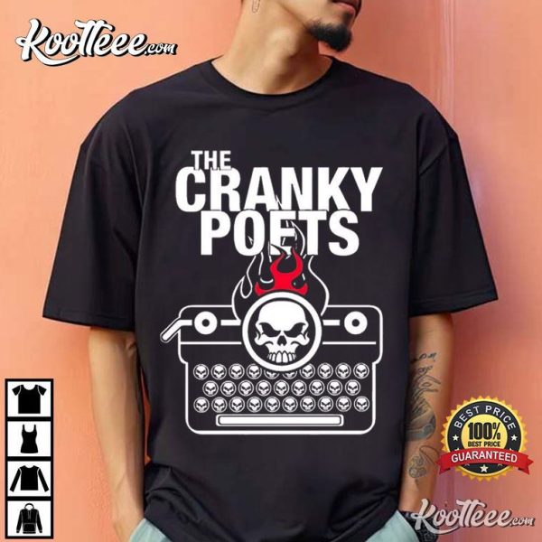 The Cranky Poets Skull T-Shirt