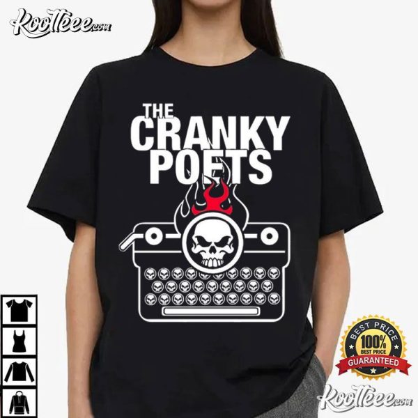 The Cranky Poets Skull T-Shirt