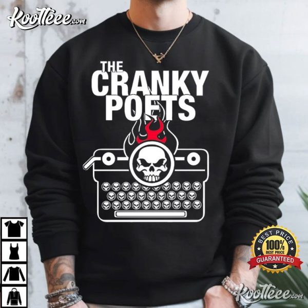 The Cranky Poets Skull T-Shirt