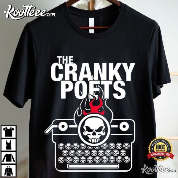 The Cranky Poets Skull T-Shirt