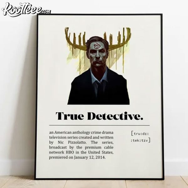 True Detective Nic Pizzolatto TV Series Poster