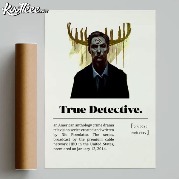 True Detective Nic Pizzolatto TV Series Poster