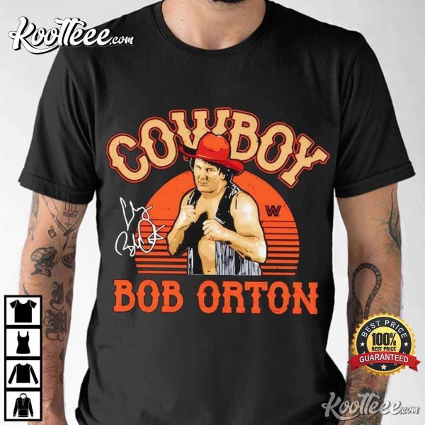 Bob Orton Cowboy Retro T-Shirt