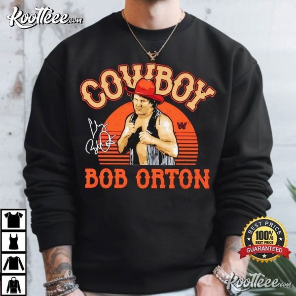 Bob Orton Cowboy Retro T-Shirt