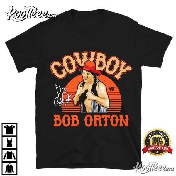 Bob Orton Cowboy Retro T-Shirt