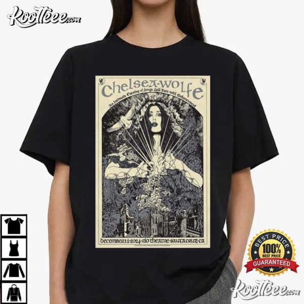 Chelsea Wolfe Santa Cruz CA 2024 Poster T-Shirt