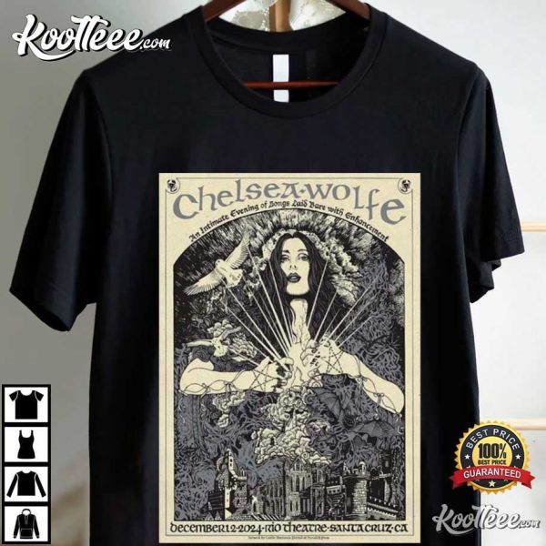 Chelsea Wolfe Santa Cruz CA 2024 Poster T-Shirt