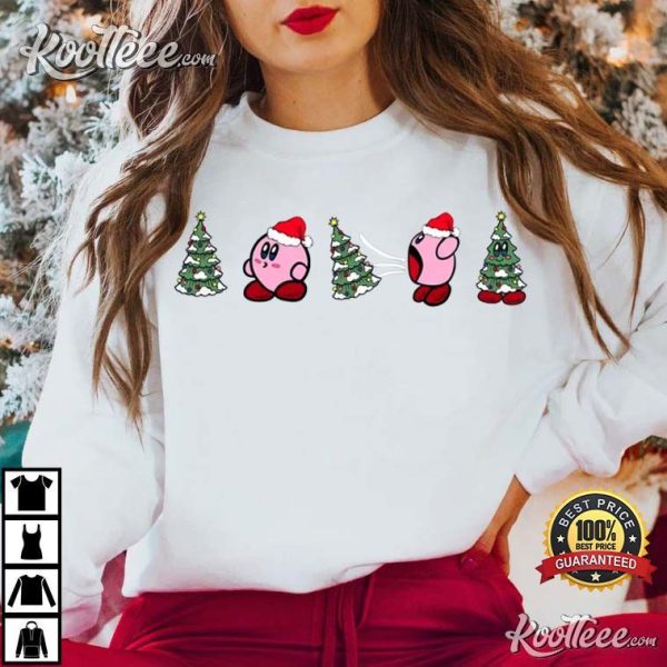 Kirby Christmas Tree T-Shirt