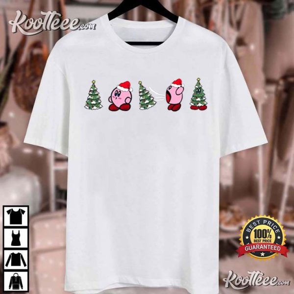 Kirby Christmas Tree T-Shirt