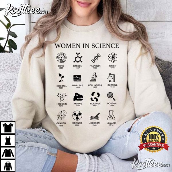 Women In Science STEM Gift T-Shirt