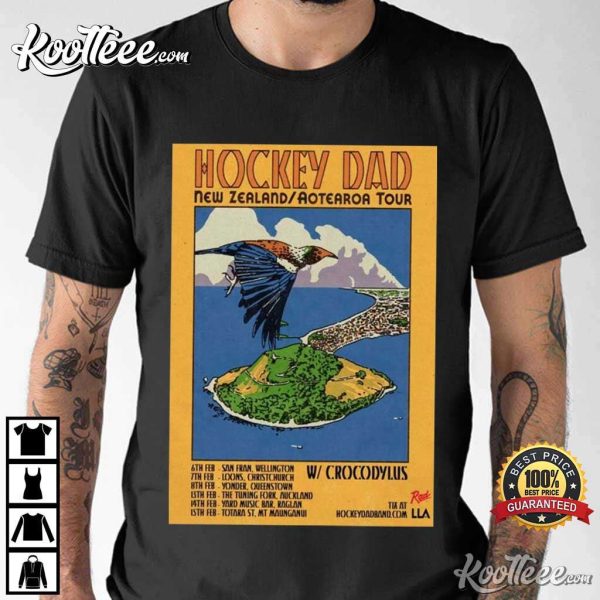 Hockey Dad Band New Zealand And Aotearoa Tour 2025 T-Shirt