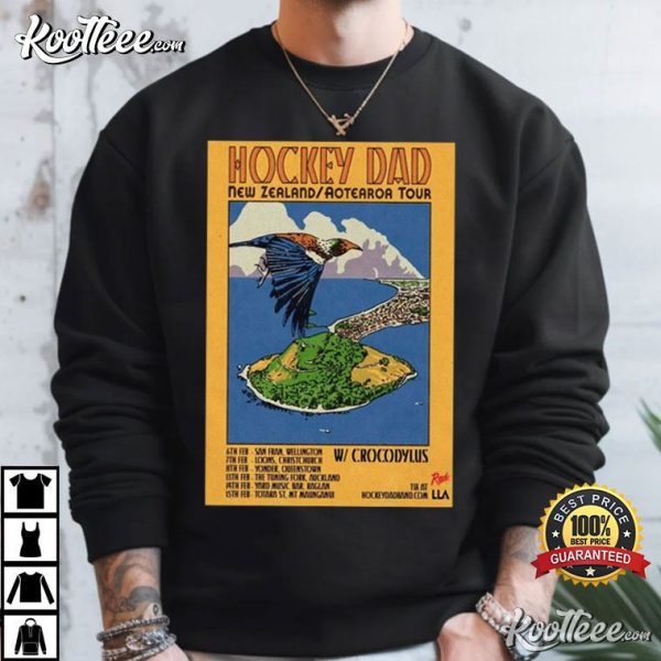 Hockey Dad Band New Zealand And Aotearoa Tour 2025 T-Shirt