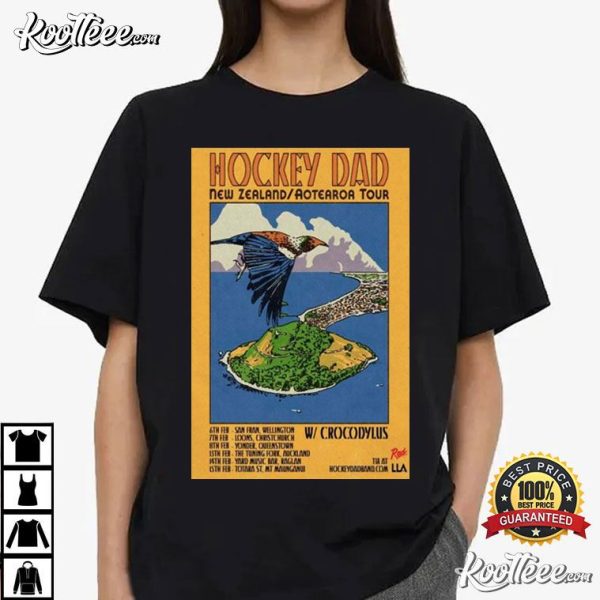 Hockey Dad Band New Zealand And Aotearoa Tour 2025 T-Shirt