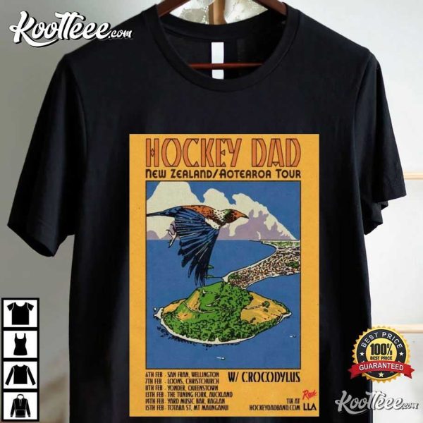 Hockey Dad Band New Zealand And Aotearoa Tour 2025 T-Shirt