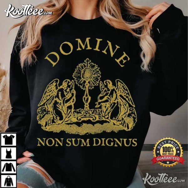 Domine Non Sum Dignus Catholic Christian T-Shirt