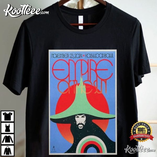 Empire Of The Sun Nov 23 2024 Hollywood Bowl Poster T-Shirt