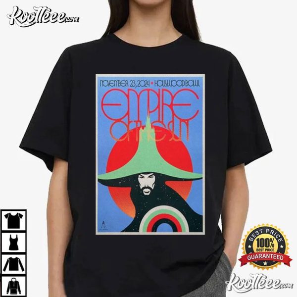 Empire Of The Sun Nov 23 2024 Hollywood Bowl Poster T-Shirt