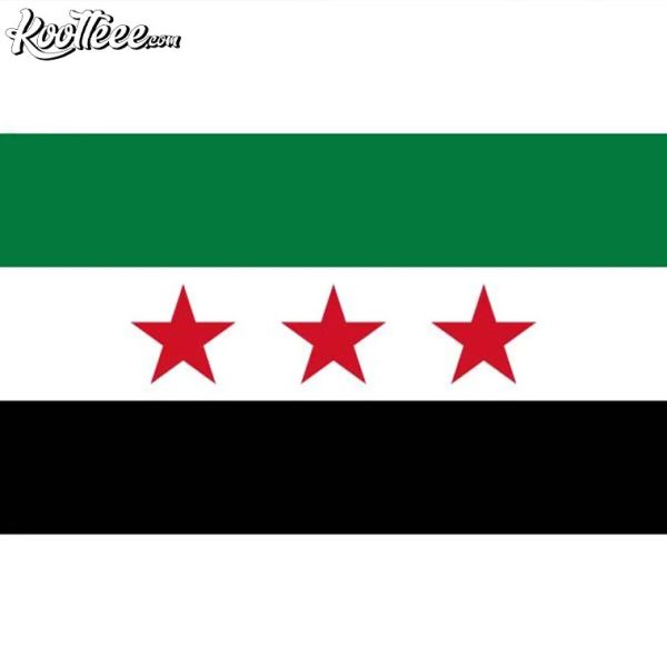 Syria National 3 Stars Flag