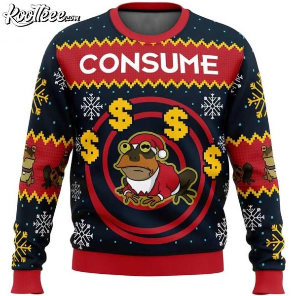 Hypnotoad Futurama Consume Ugly Christmas Sweater