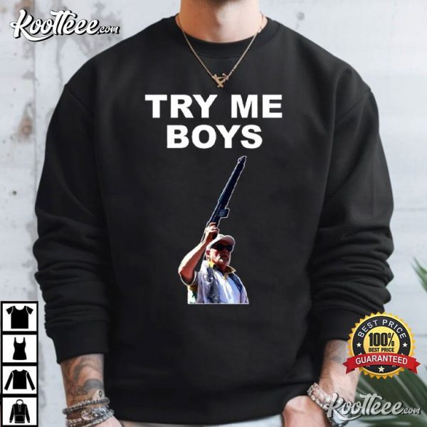 Carl Niehaus Try Me Boys Pro Gun T-Shirt