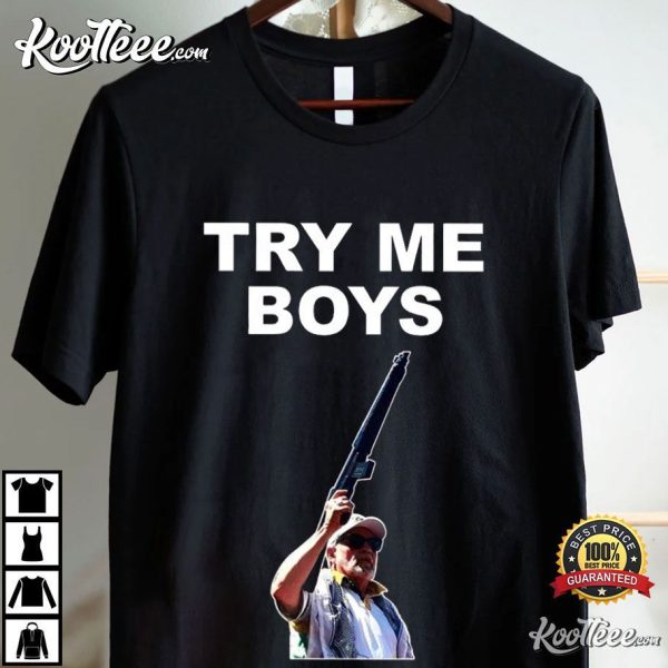 Carl Niehaus Try Me Boys Pro Gun T-Shirt