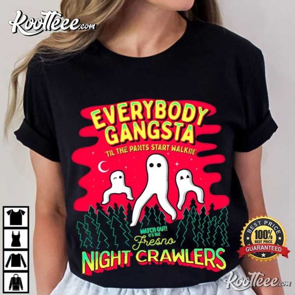 Fresno Nightcrawlers Cryptid Cryptozoology T-Shirt