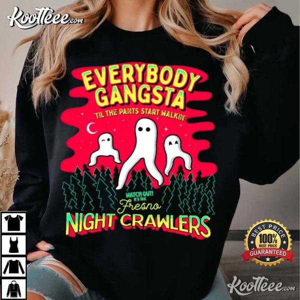 Fresno Nightcrawlers Cryptid Cryptozoology T-Shirt