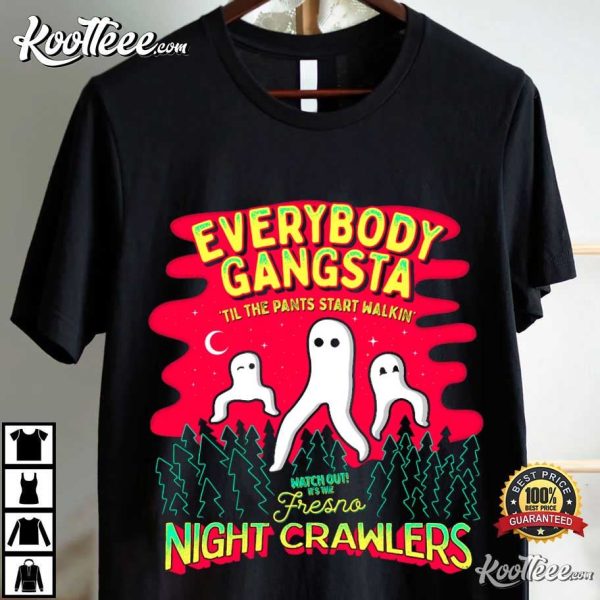 Fresno Nightcrawlers Cryptid Cryptozoology T-Shirt