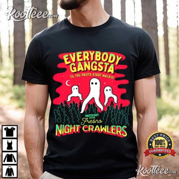 Fresno Nightcrawlers Cryptid Cryptozoology T-Shirt