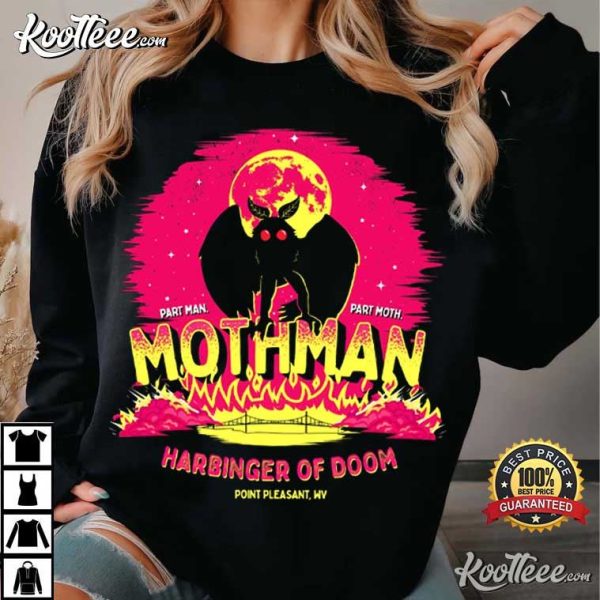 Mothman Harbinger Of Doom Funny Cryptid Gift T-Shirt