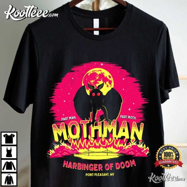 Mothman Harbinger Of Doom Funny Cryptid Gift T-Shirt