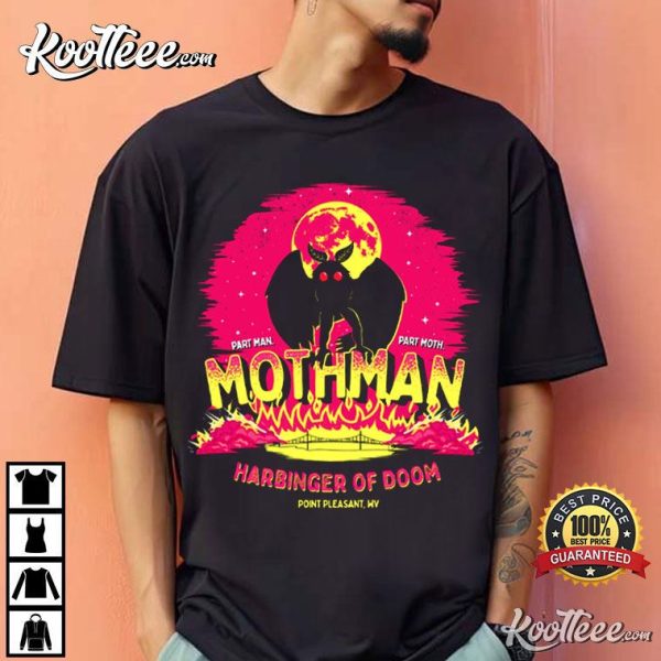 Mothman Harbinger Of Doom Funny Cryptid Gift T-Shirt