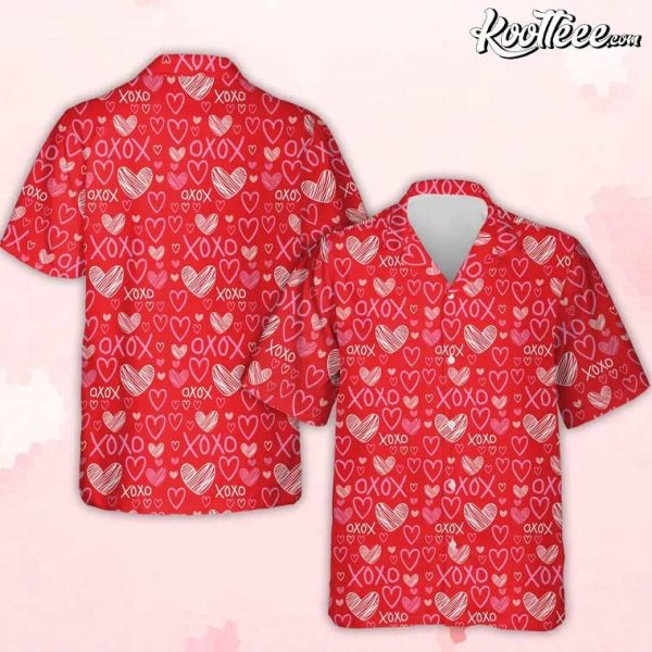 XOXO Valentine’s Day Hawaiian Shirt