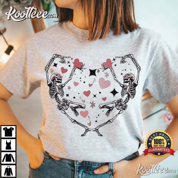 Dancing Skeleton Valentine’s Day T-Shirt