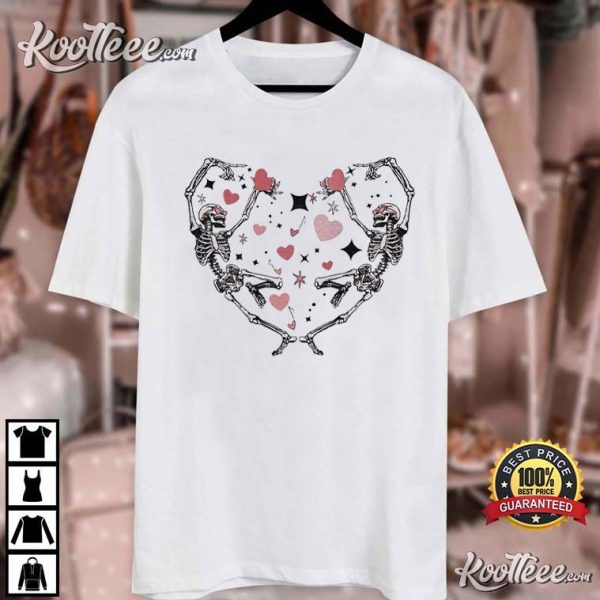 Dancing Skeleton Valentine’s Day T-Shirt