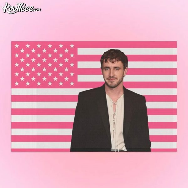 Paul Mescal Pink USA Flag