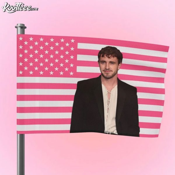 Paul Mescal Pink USA Flag