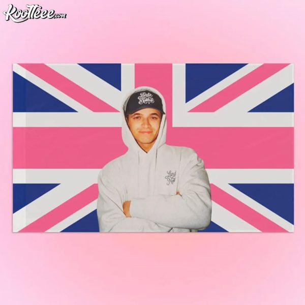 Lando Norris F1 McLaren British Flag