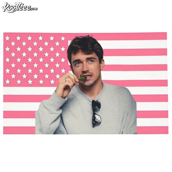 Charles Leclerc Pink American Flag