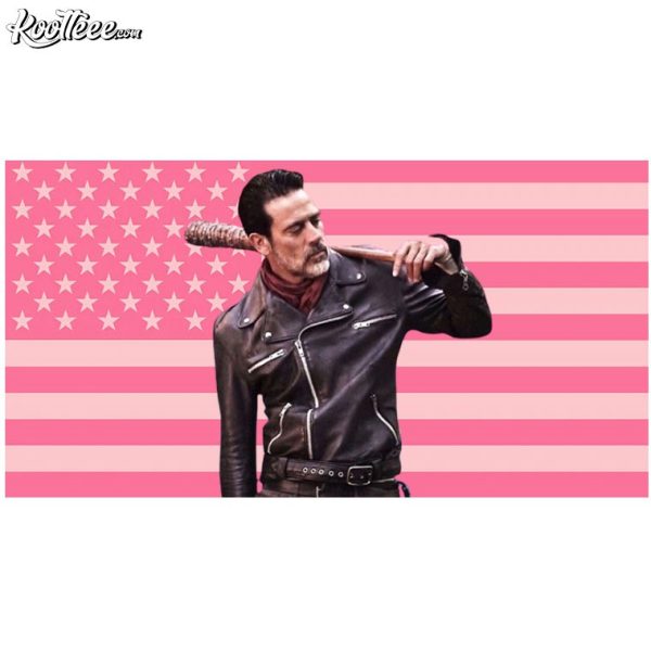 Jeffrey Dean Morgan Pink American Flag