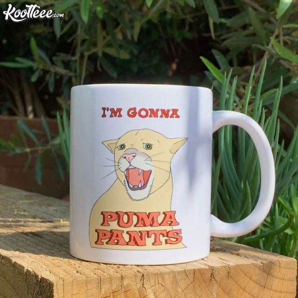 Puma Pants Funny Illustrated Mug