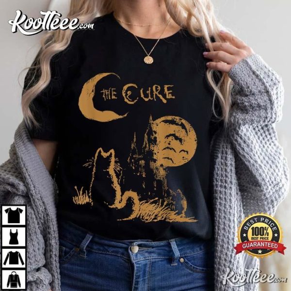 The Cure Vintage Cat Moon T-Shirt