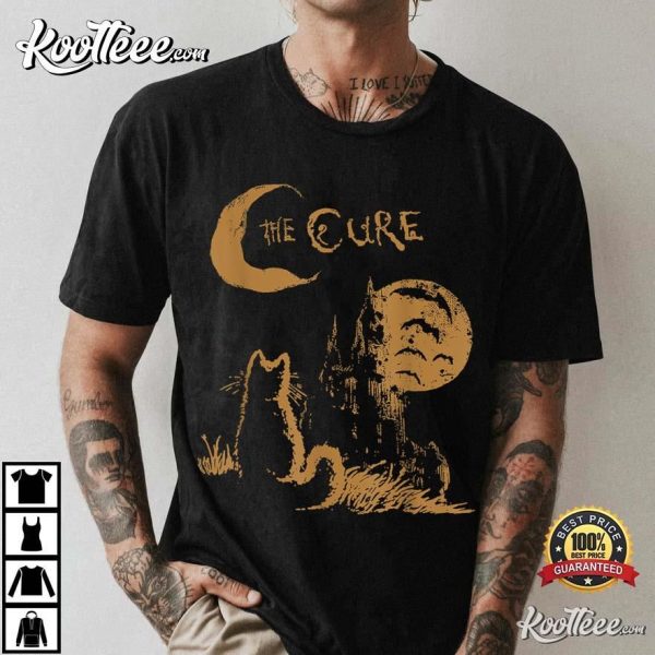 The Cure Vintage Cat Moon T-Shirt