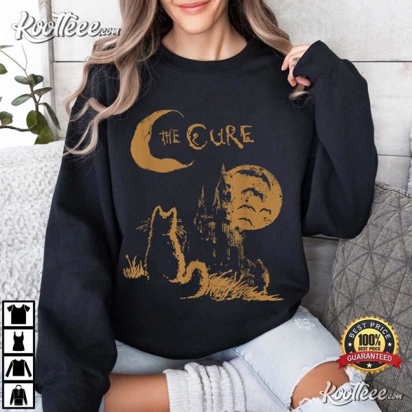 The Cure Vintage Cat Moon T-Shirt