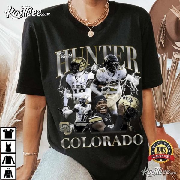 Travis Hunter Colorado Buffaloes 90s Graphic T-Shirt