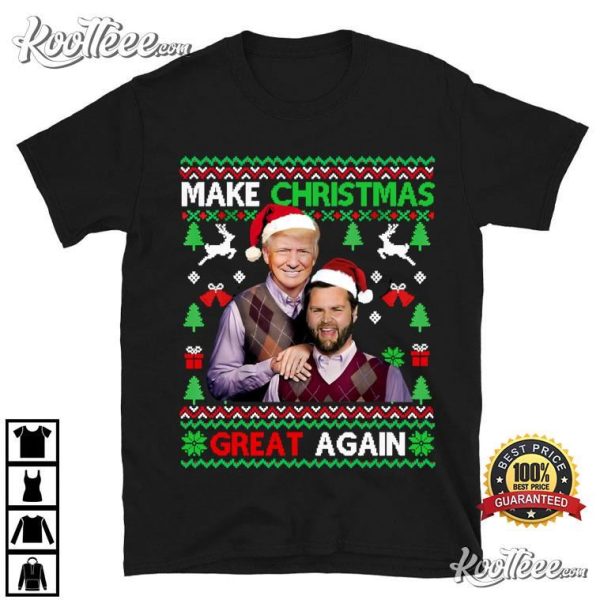 Trump Vance Step Brothers Make Christmas Great Again T-Shirt