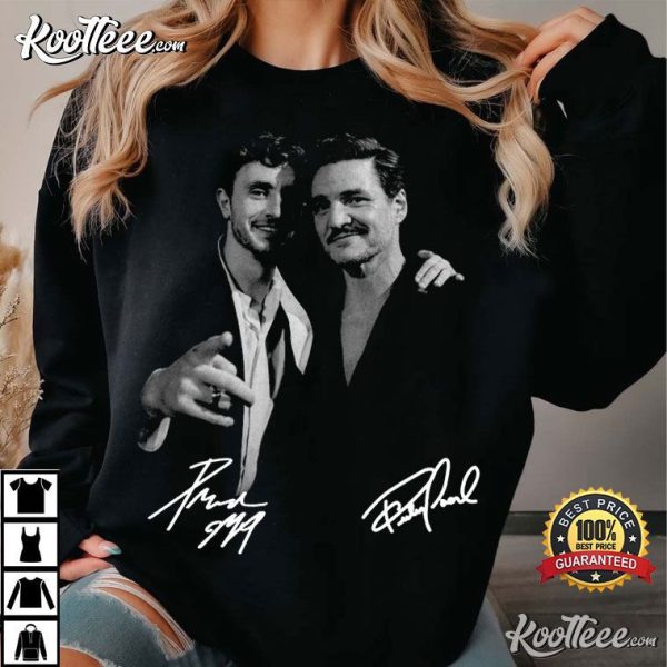 Paul Mescal And Pedro Pascal Signature T-Shirt