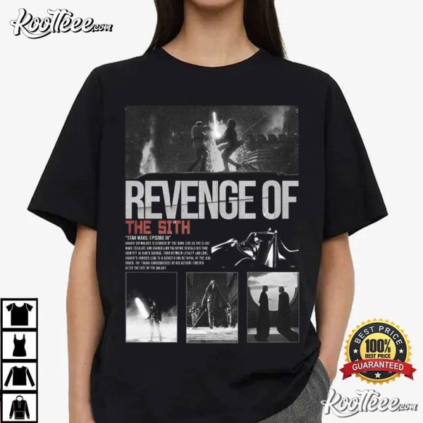 Revenge Of The Sith Star Wars Darth Vader Retro T-Shirt