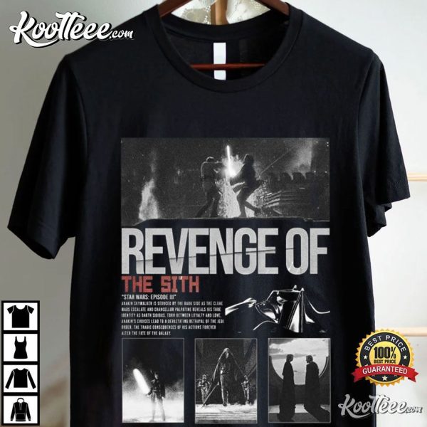 Revenge Of The Sith Star Wars Darth Vader Retro T-Shirt